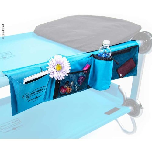 Side pocket for disc-o-bed beds, colour blue