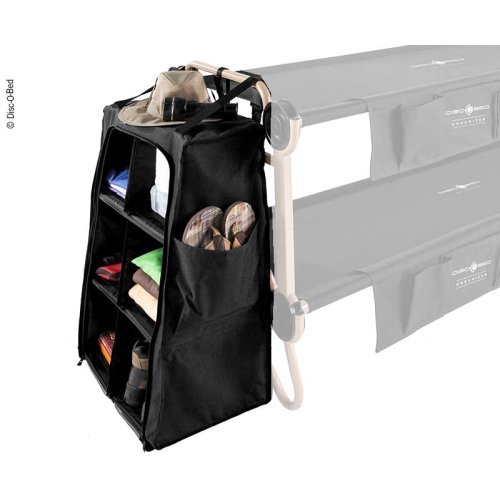 Wardrobe Cabinet for Disc-O-Bed L+XL, colour black