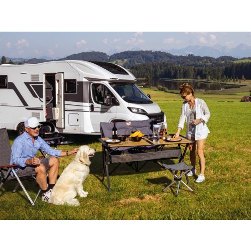 Bamboo roller table MENDOZA 140