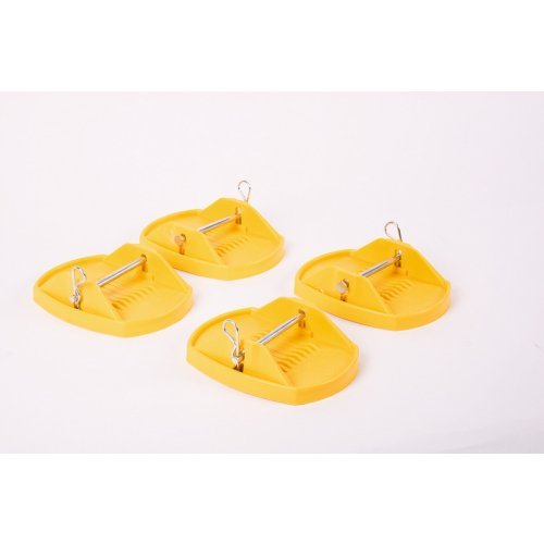 Support plate set 4 pieces, yellow
