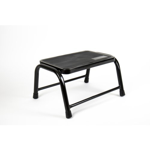 Single step steel,Black powder coated. Height 25 cm,150kg loadable