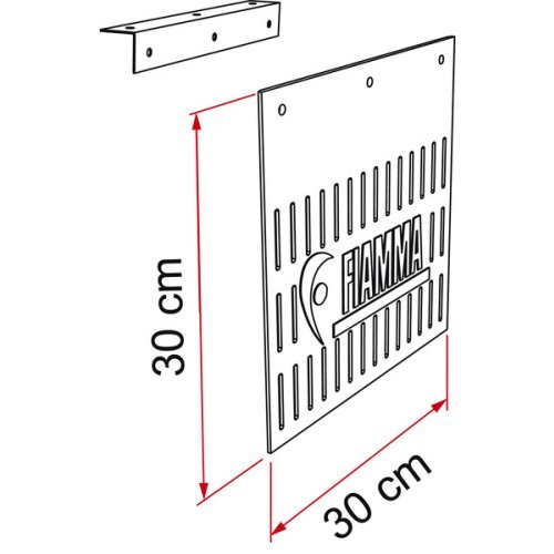 Fiamma mudflap f. Duc. motor homes rear
