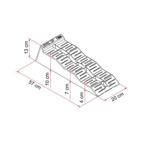 Level Up step wedges up to 5 tons per axle - 2 pieces