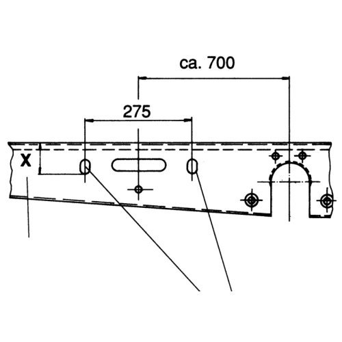 AL-KO spare wheel holder EH1, type A