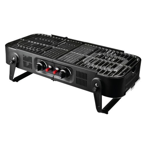 Portable gas grill in compact format - Foldable