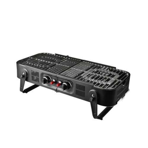 Portable gas grill in compact format - Foldable