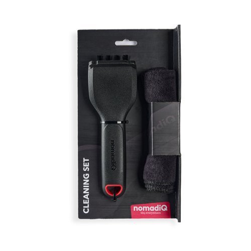 Cleaning kit - 2-piece set with grill brush and cloth