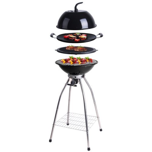 Woki gas grill set 30mbar, 3.5KW incl. grid, lid, Wok, grill plate