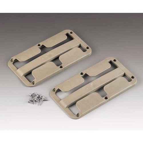 Handle glass holder set of 2, beige-grey for 2 glasses up to Ã? 86 mm