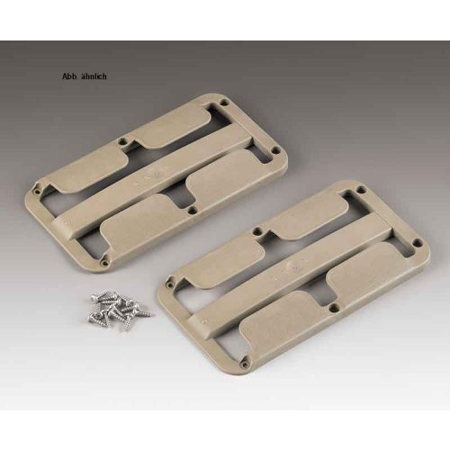 Glass holder set of 2, light grey for 2 glasses up to Ã? 86 mm