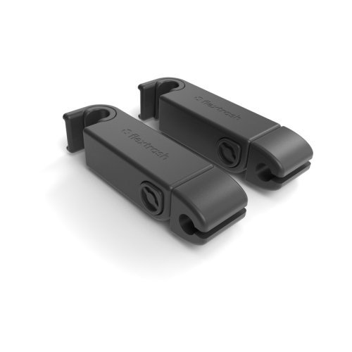Flextrash trash can flip clip Ø9-15mm for headrest, incl. 3 inserts