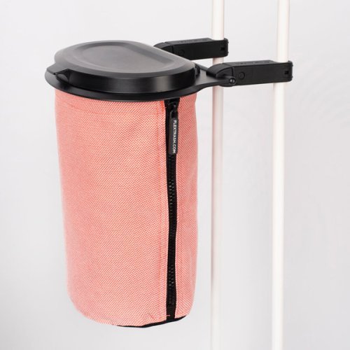 Flextrash trash can flip clip Ø9-15mm for headrest, incl. 3 inserts
