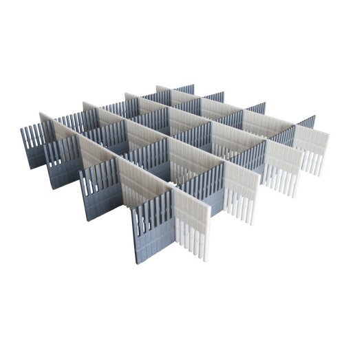 Purvario drawer slats 8-pack - light gray / anthracite