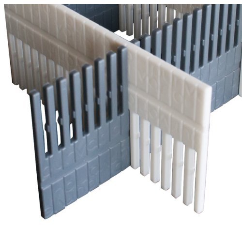 Purvario drawer slats 8-pack - light gray / anthracite