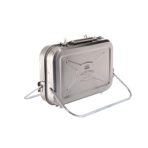 Stainless steel suitcase gas grill