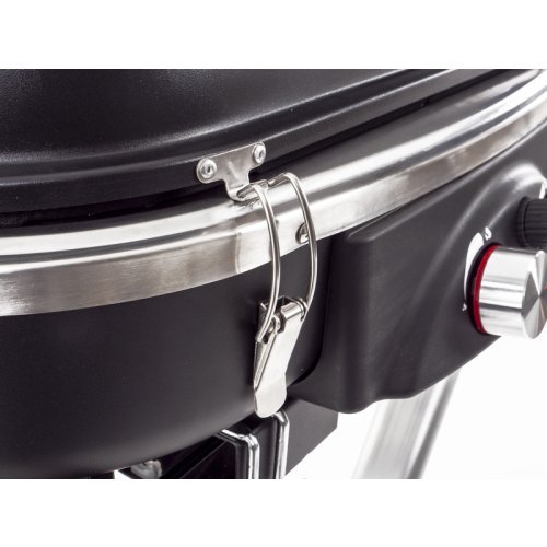 Trolley 2-burner gas barbecue with safety pilot - 50 mbar