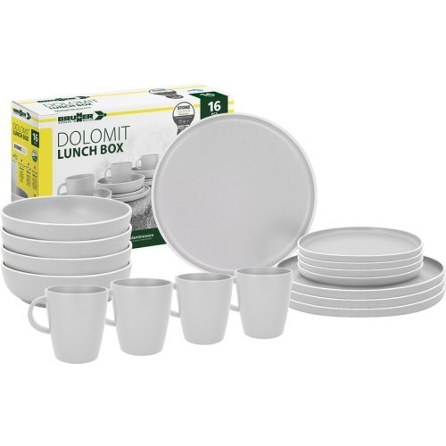 Geschirrset DOLOMIT WHITE