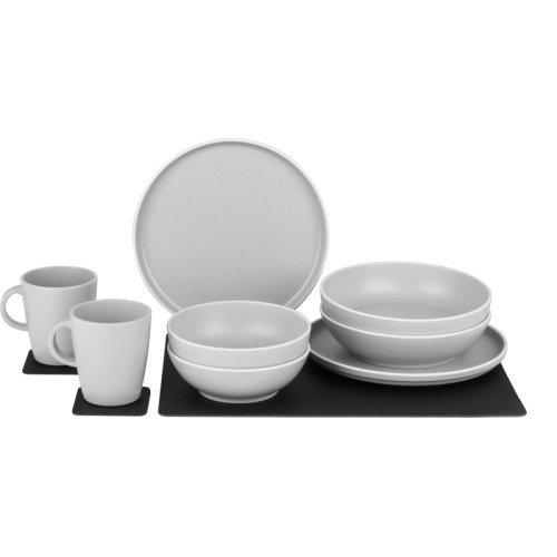 DOLOMIT MAGNETIC WHITE, tableware set for 2 persons