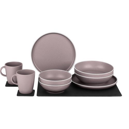 DOLOMIT MAGNETIC ROSE, tableware set for 2 persons