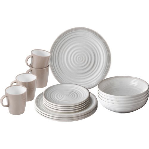 Melamine tableware set Savana - 16 pieces - For 4 people