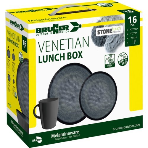 Melamine tableware set Venetian - 16 pieces - For 4 persons