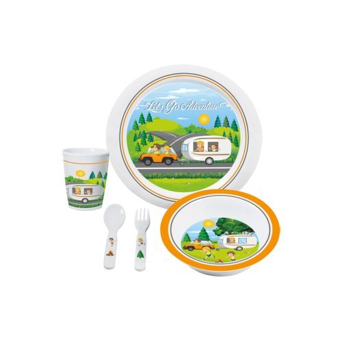 Children's tableware set LET'S GO ADVENTURE