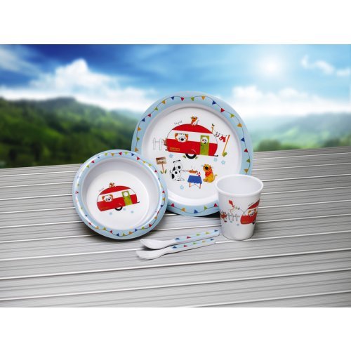 Childrens Tableware Set, Set 5 pcs, Caravan Design
