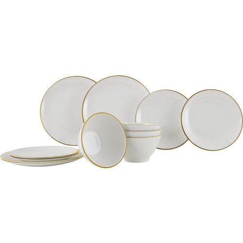 Gimex Geschirr-Set gold