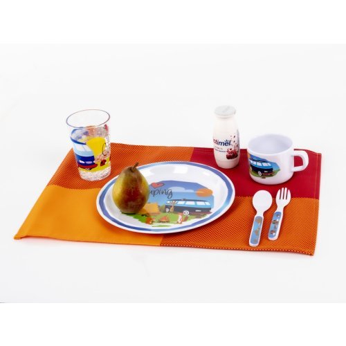 Camp4 melamine children's tableware set "WE LOVE CAMPING"