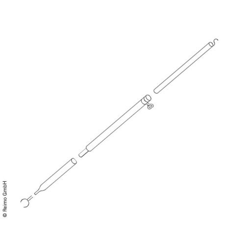 Dachhakenst.Stahl 2,15-3m