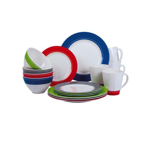 Camp4 Melamine Tableware Set "BURANO" for 4 persons