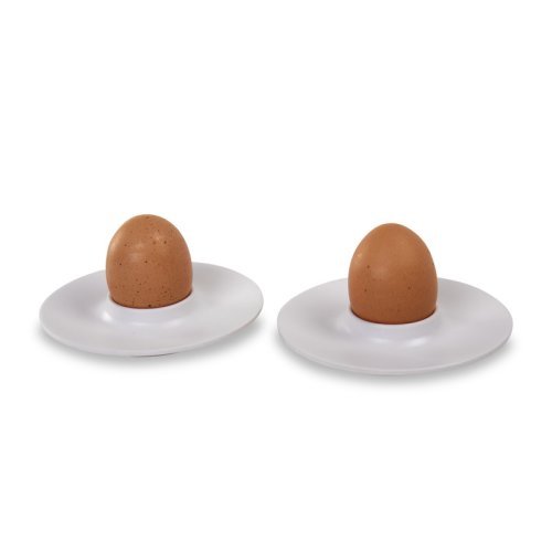 Melamine egg cup set LUND, white