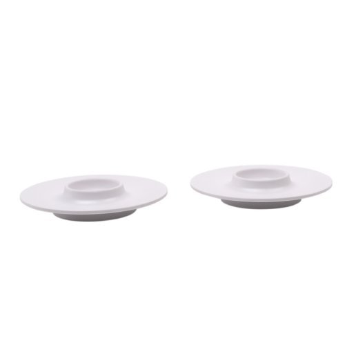 Melamine egg cup set LUND, white
