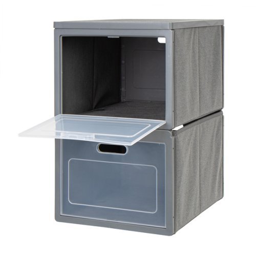 Folding locker Box 2 - Camping locker with 2 compartments