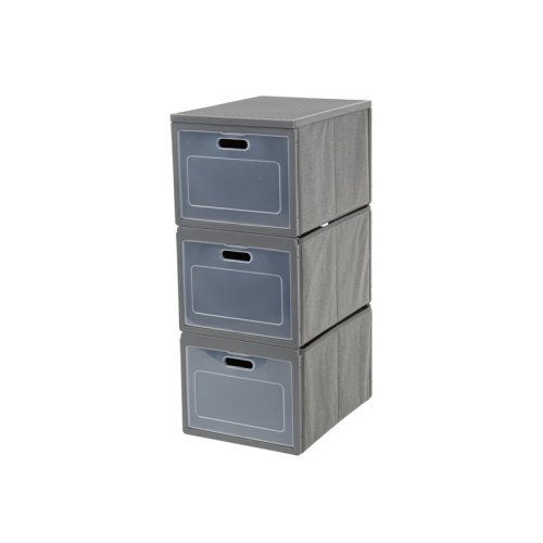Folding locker Box 3 - Camping locker with 3 compartments