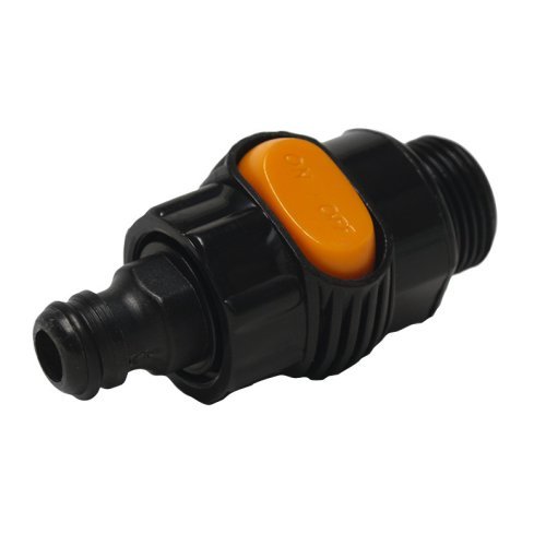 Car wash brush with round brush and adjustable handle 1.15 - 1.8 m