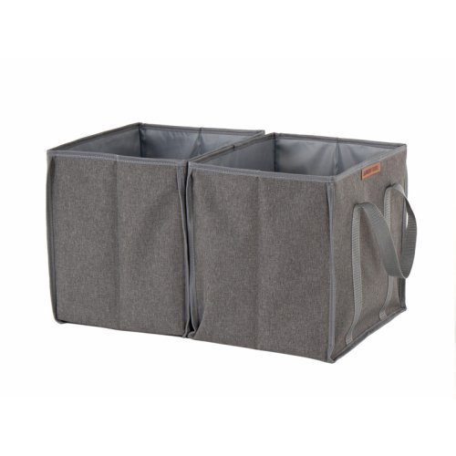 Folding boxes with carrying handles - set of 2