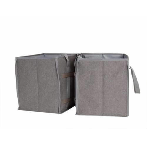 Folding boxes with carrying handles - set of 2
