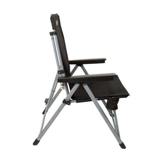 Folding Camping Chair, LA PALMA Camp4, black