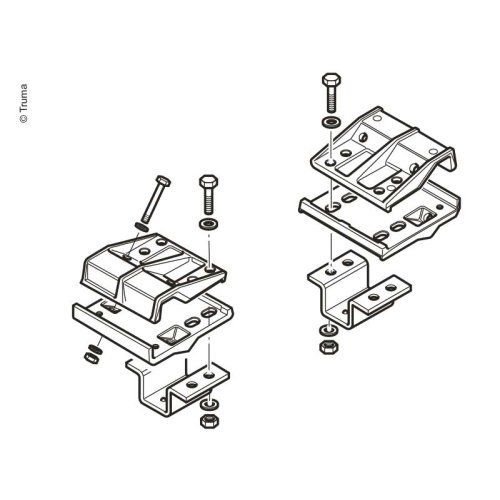 BWP-Standard frame set EM/CM Euro Mover II, frame height min.185mm