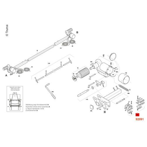 BWP-Standard frame set EM/CM Euro Mover II, frame height min.185mm