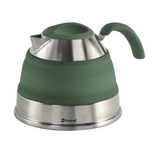 Silicone folding kettle 1.5 l - Shadow Green