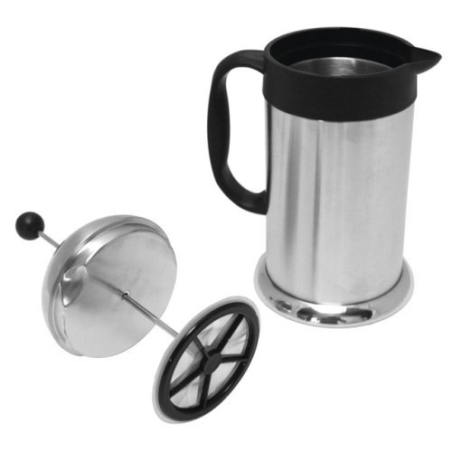 French Press Coffee Maker Cafeterie silver 1,0 Liter, stainless steel