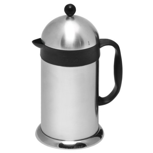French Press Coffee Maker Cafeterie silver 1,0 Liter, stainless steel