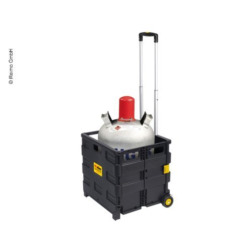 Transport trolley for gas cylinders, foldable, Reimo version