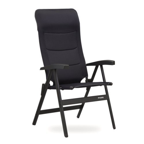 Camping chair Avantgarde, colour: grey 7-way adjustable