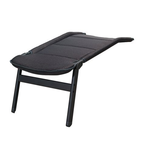 Footrest Camping Chair, Avantgarde Westfield, charcoal grey