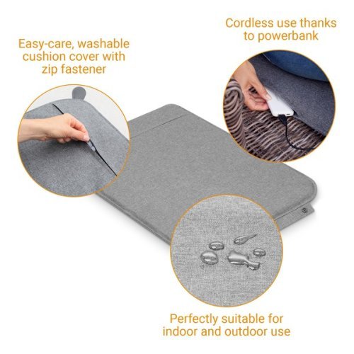 Outdoor Heating Pad Heat "To Go" - Backrest (40 x 50 cm)