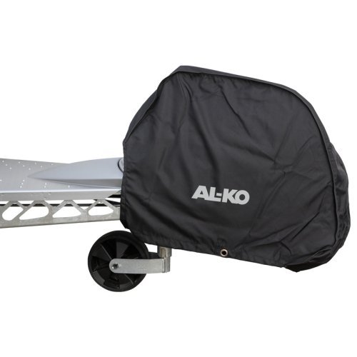 Drawbar protection hood for overrun brake, white