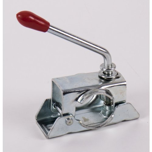 Clamp D 48 mm cast iron, galv. galvanized